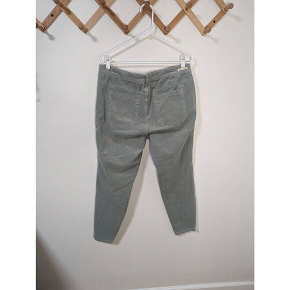 Pilcro and the Letterpress by Anthropologie Light Green Corduroy Pants - Size 16 - Picture 4 of 8